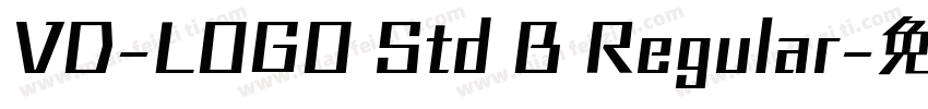 VD-LOGO Std B Regular字体转换